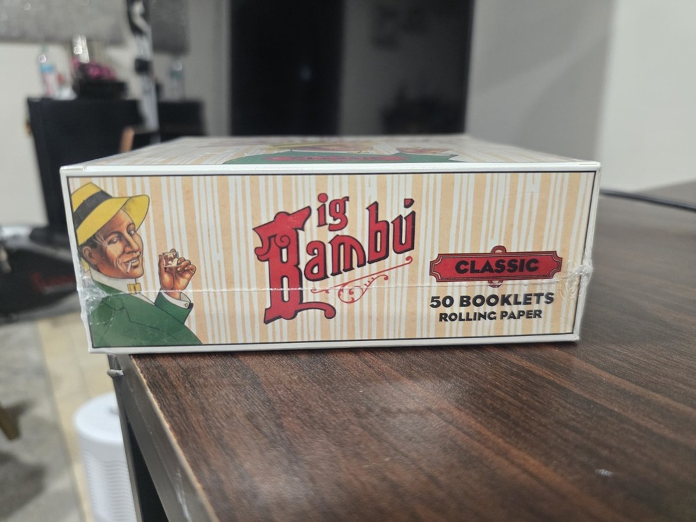 Big Bambu Classic Cigarette Rolling Papers! - ( 50-PACK ) FAST SHIPPING.