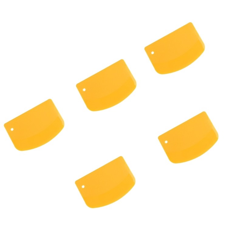 Multipurpose Safe Plastic Semi Circular Baking Scraperboard Ergonomic