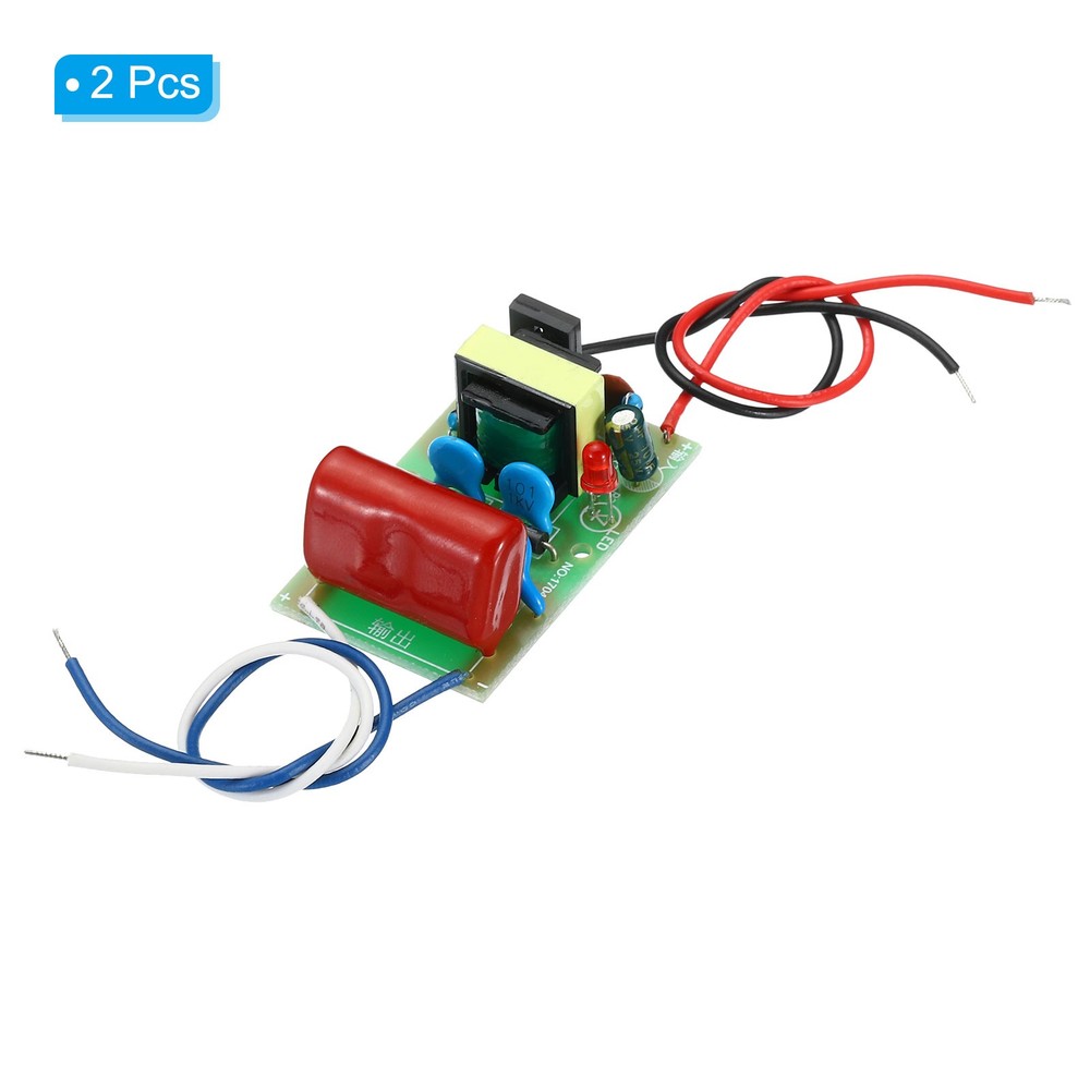 High Voltage Generator, DC 3-6V 1800V Step-up Power Supply Module, Black 2pcs