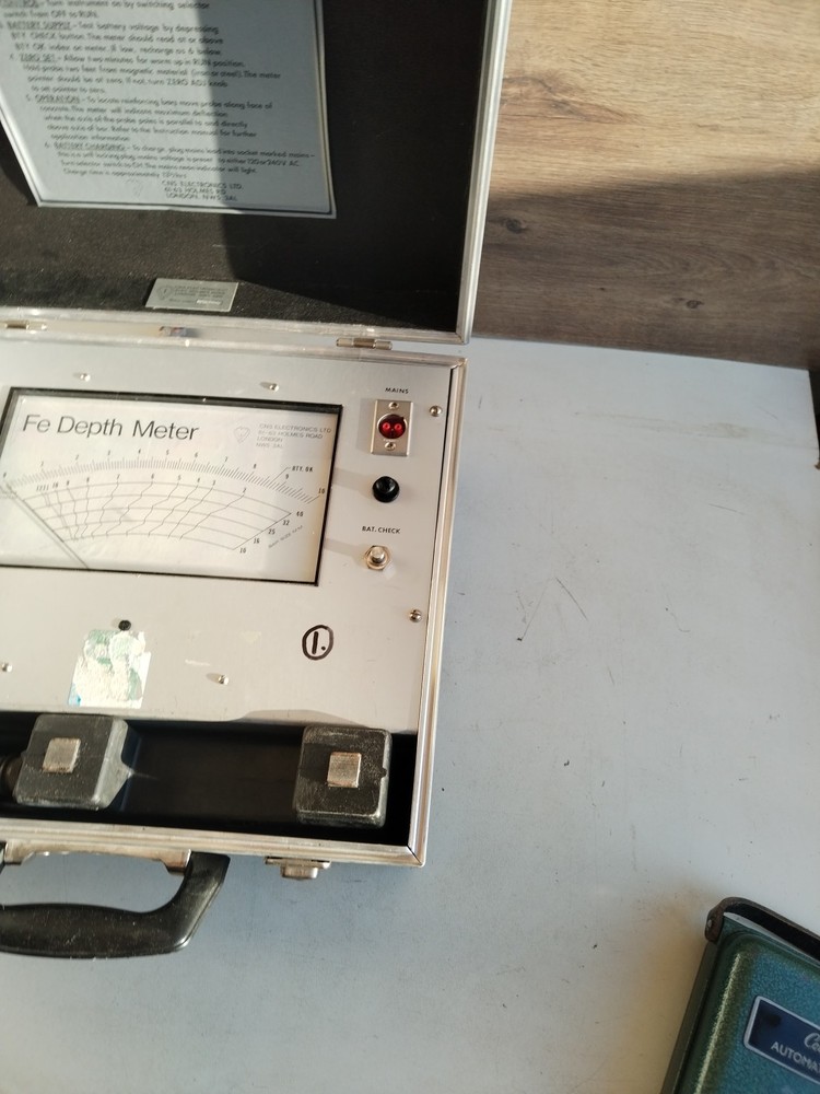 Vintage Fe Depth Meter, CNS Electronics Ltd K2C17
