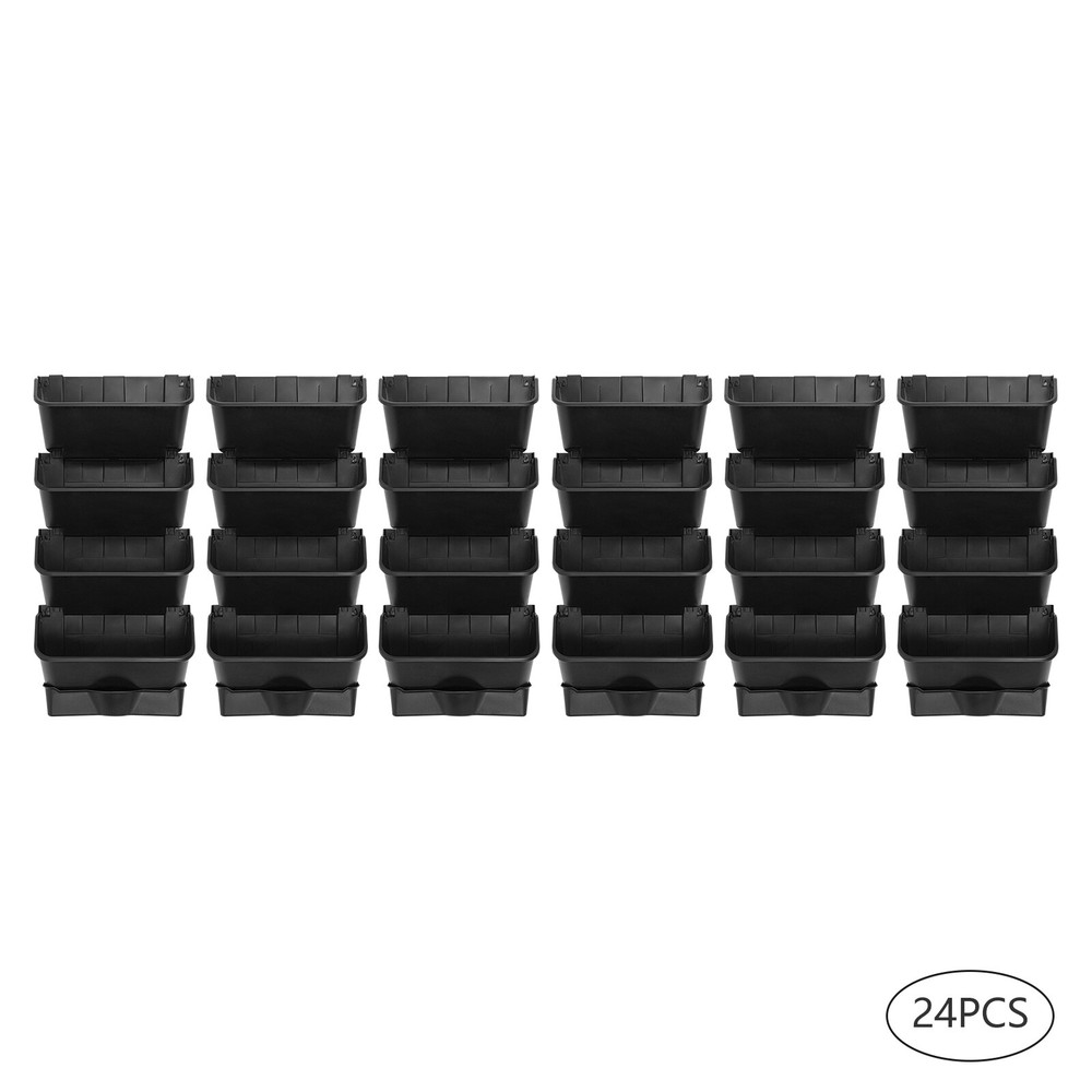 Hanging Vertical Wall Planter 24-planter Hanging Planter Garden Planter Black