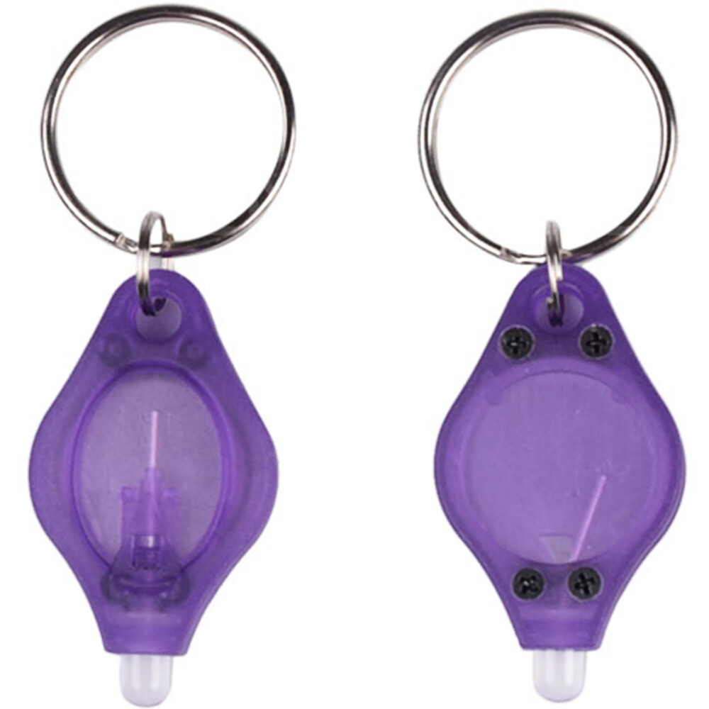 20pcs LED Mini Keychain Flashlight Key Ring Light Work Lamp Torch Lights Pocket
