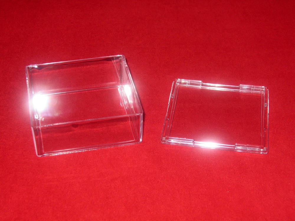 *5 Square Display Cube Holder Case For Fossils Rocks Minerals Amethyst Agate
