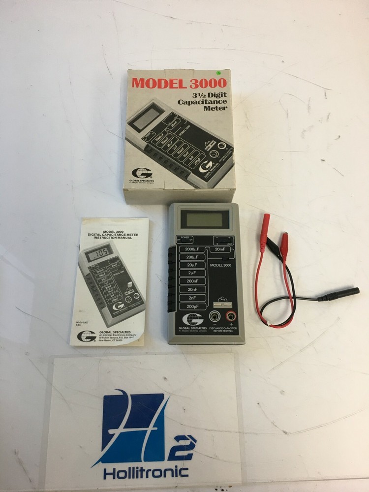 GLOBAL SECIALTIES 3000 CAPACITANCE METER