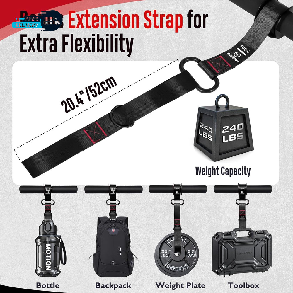 Forearm Strengthener & Forearm Exerciser Wrist Roller with Thicker Handle
