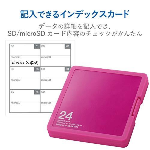 Memory card case SD case pink CMC-SDCPP24PN