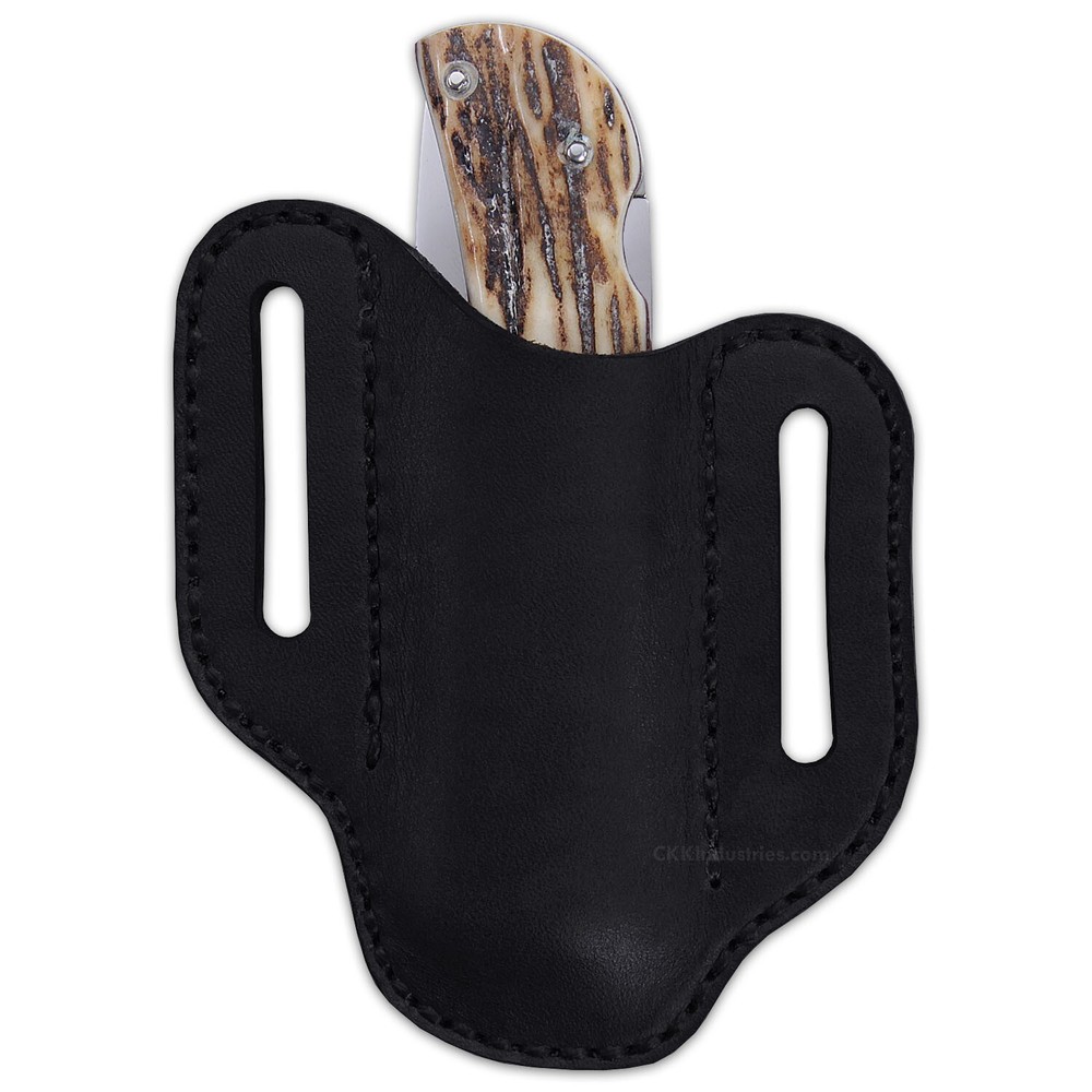 Leather Belt Sheath Making Kit for Folding Knives-(Medium)-(1.75in) - (w/Tools)