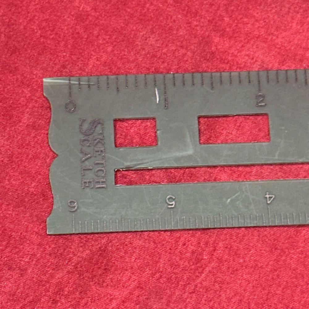 RapiDesign Stencil Template Guide 20 Drafting Geometric Square Circle Rectangle