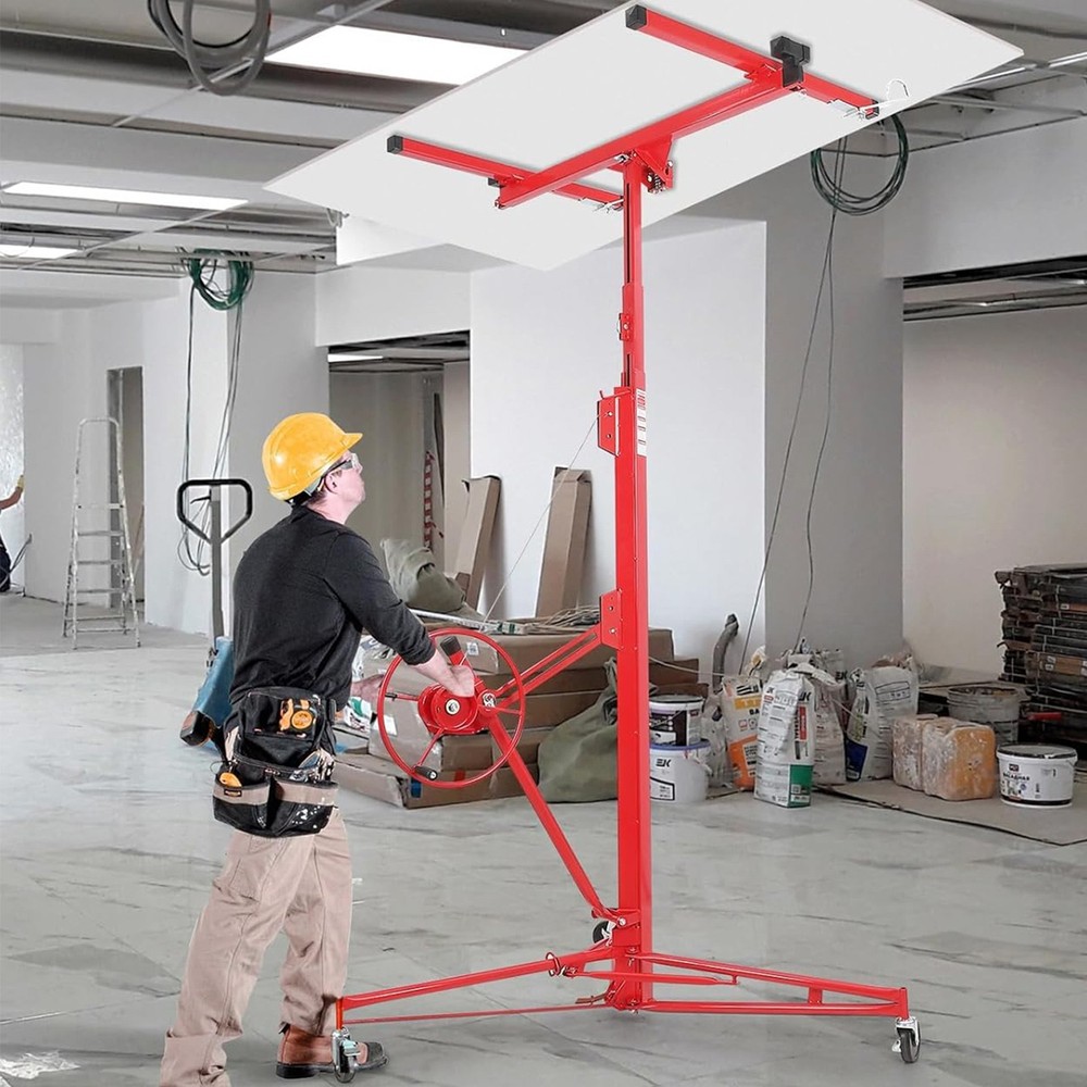 GARVEE Foldable Drywall Lift – Telescopic Arm, Easy Assembly, Safe & Time-Saving