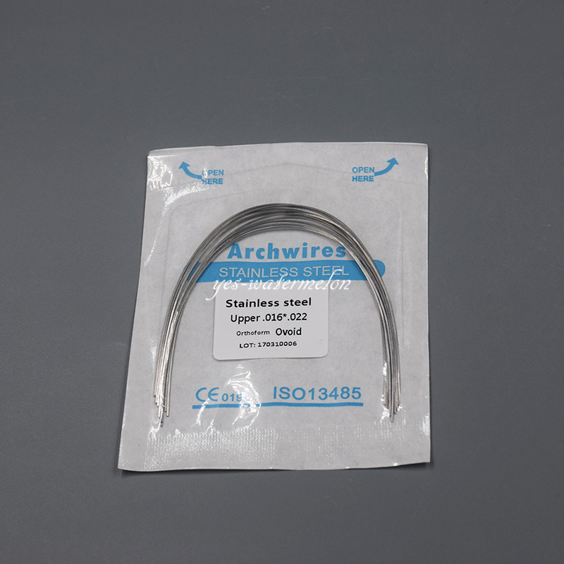 Dental Orthodonic Stainless Steel Rectangular Oval Arch Wire 16x22 Upper&Lower