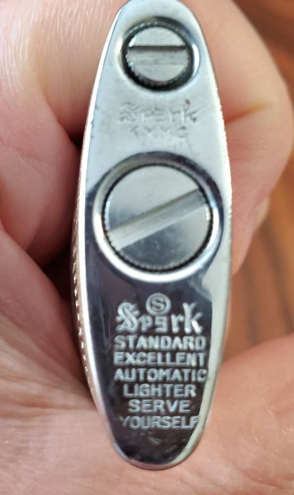 Vintage Spark Cigarette Lighter With Original Box Standard Excellence Automatic