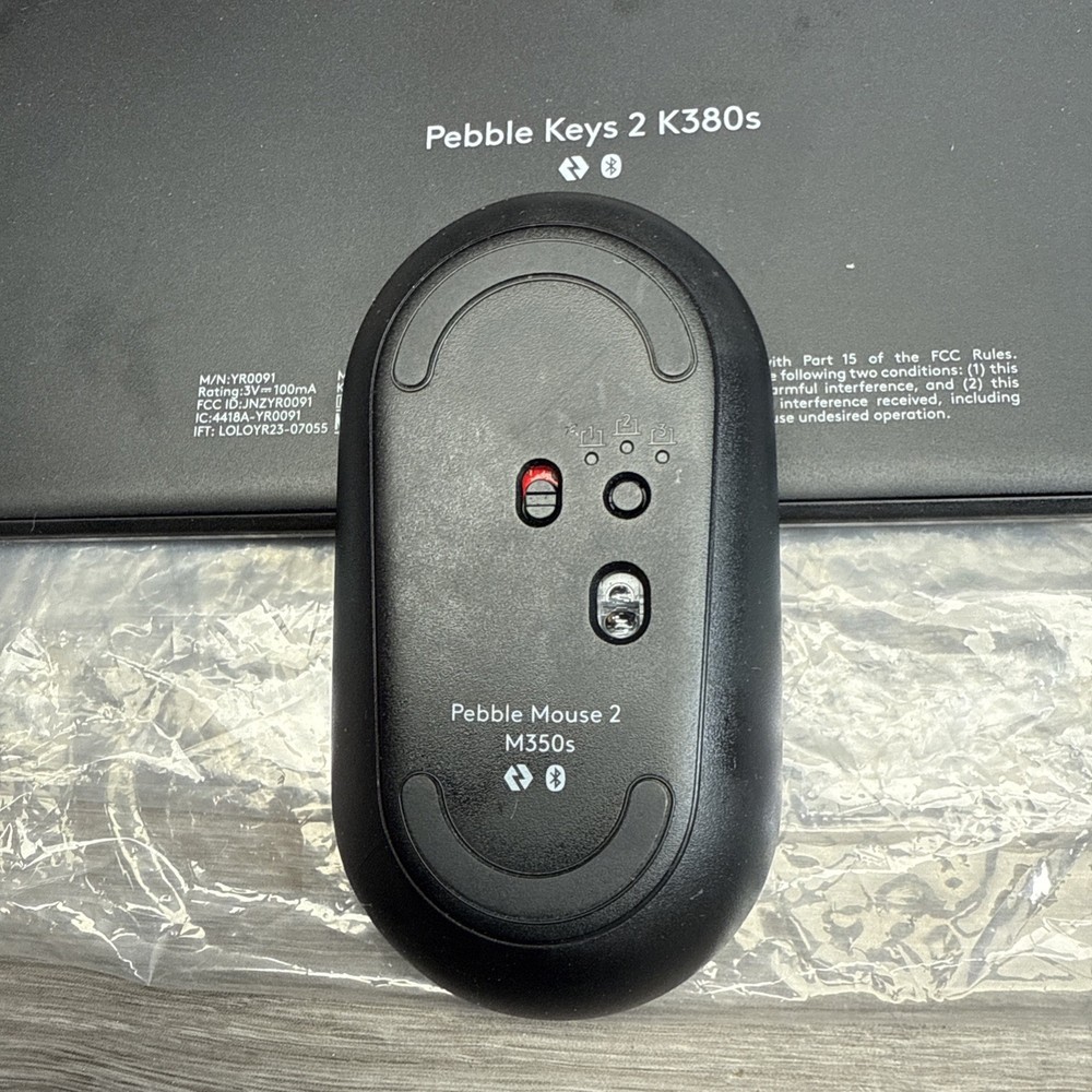 Logitech Pebble 2 Bluetooth Wireless Keyboard and Mouse Tonal Graphite K380s