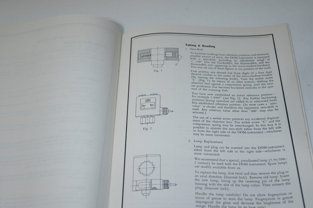 Atlantic 6000 Series Jig Borer Operational Manual