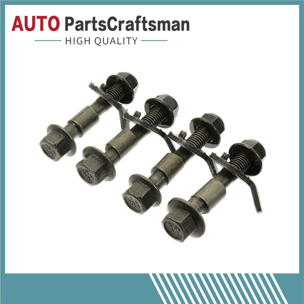 Adjustable Camber Correction Alignment Kit FOR Front Wheels Cam Bolt Bolts Kit