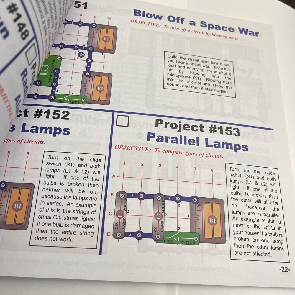 Snap Circuits by Elenco Projects 102-305 Instruction Manual