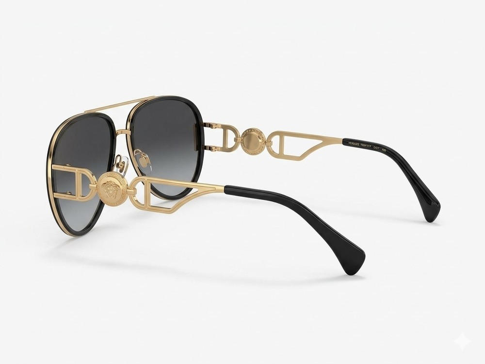New Versace VE6826 Aviator Sunglasses