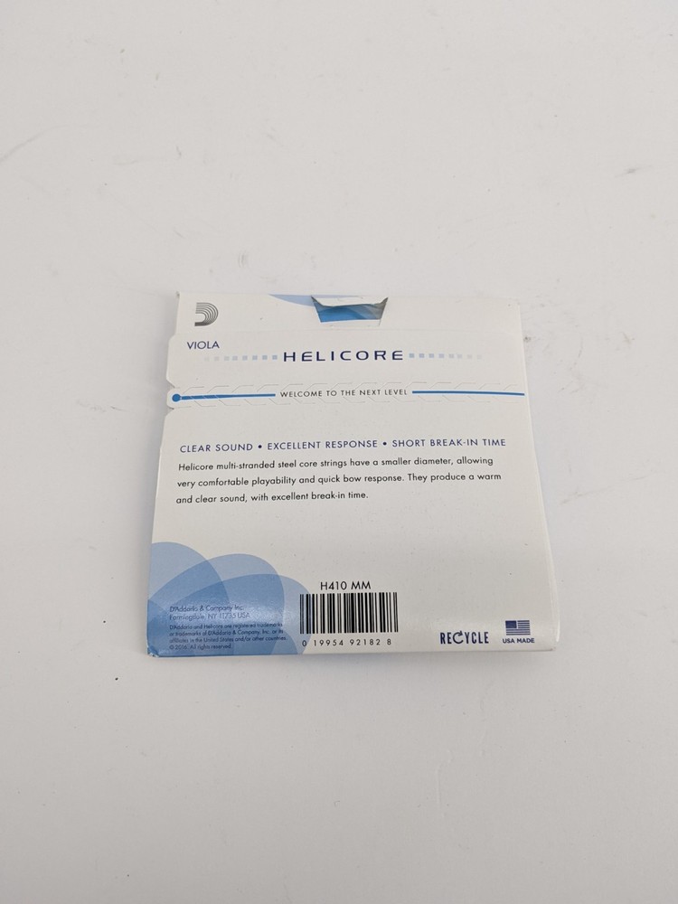D'Addario Helicore Viola String Set, Medium Scale, Medium Tension
