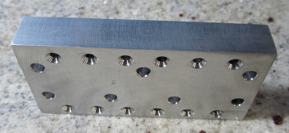 Telecaster Vintage/Modern Bridge String Hole Drilling Guide USA Luthier Made