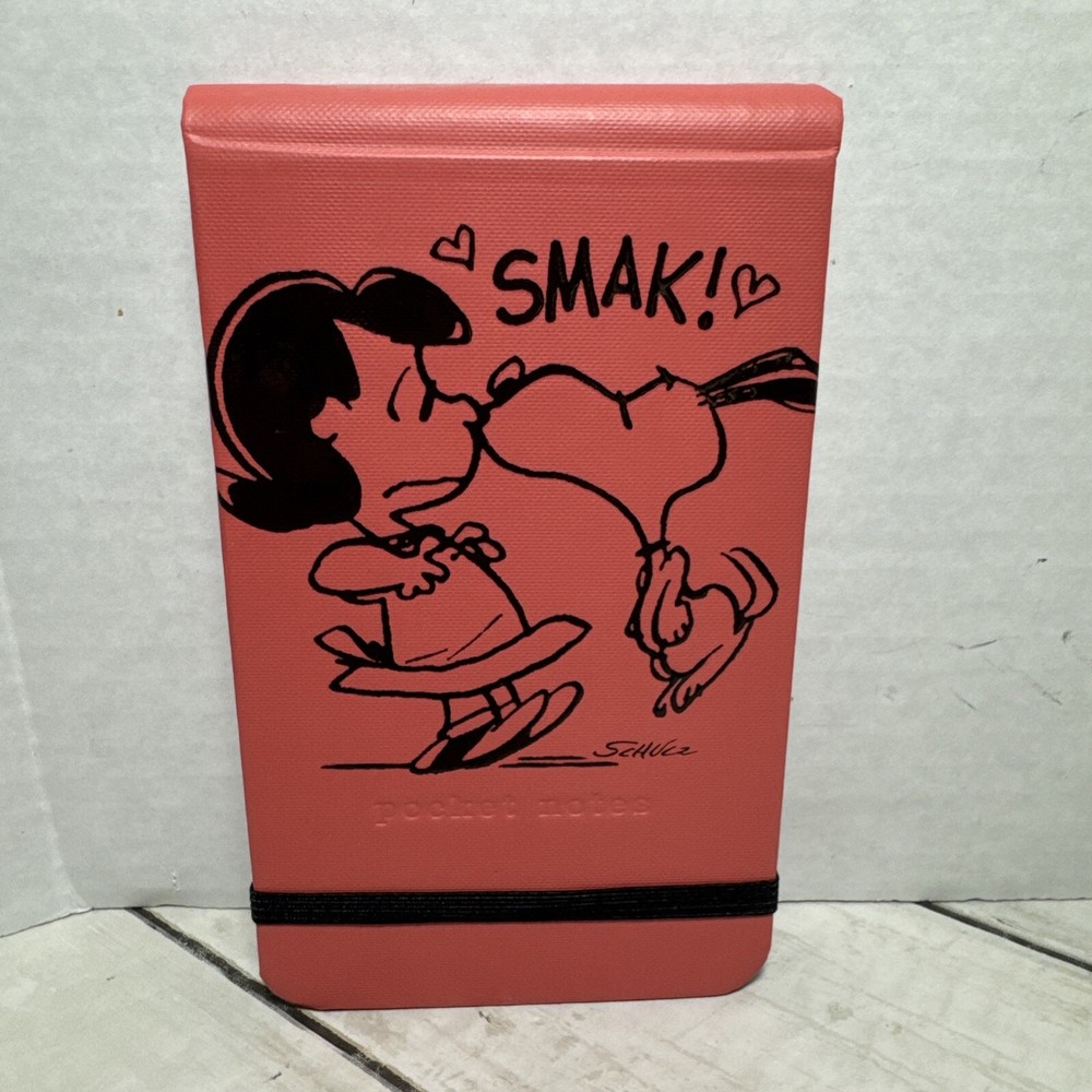 Hallmark “Peanuts” Notepad 50 Sheets Pocket Notes Lucy & Snoopy