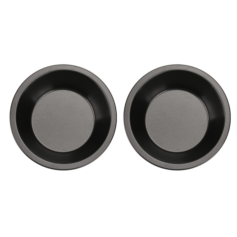 2pcs Bakeware Pizza Tray Round Non-stick Baking Pan Baking Tools