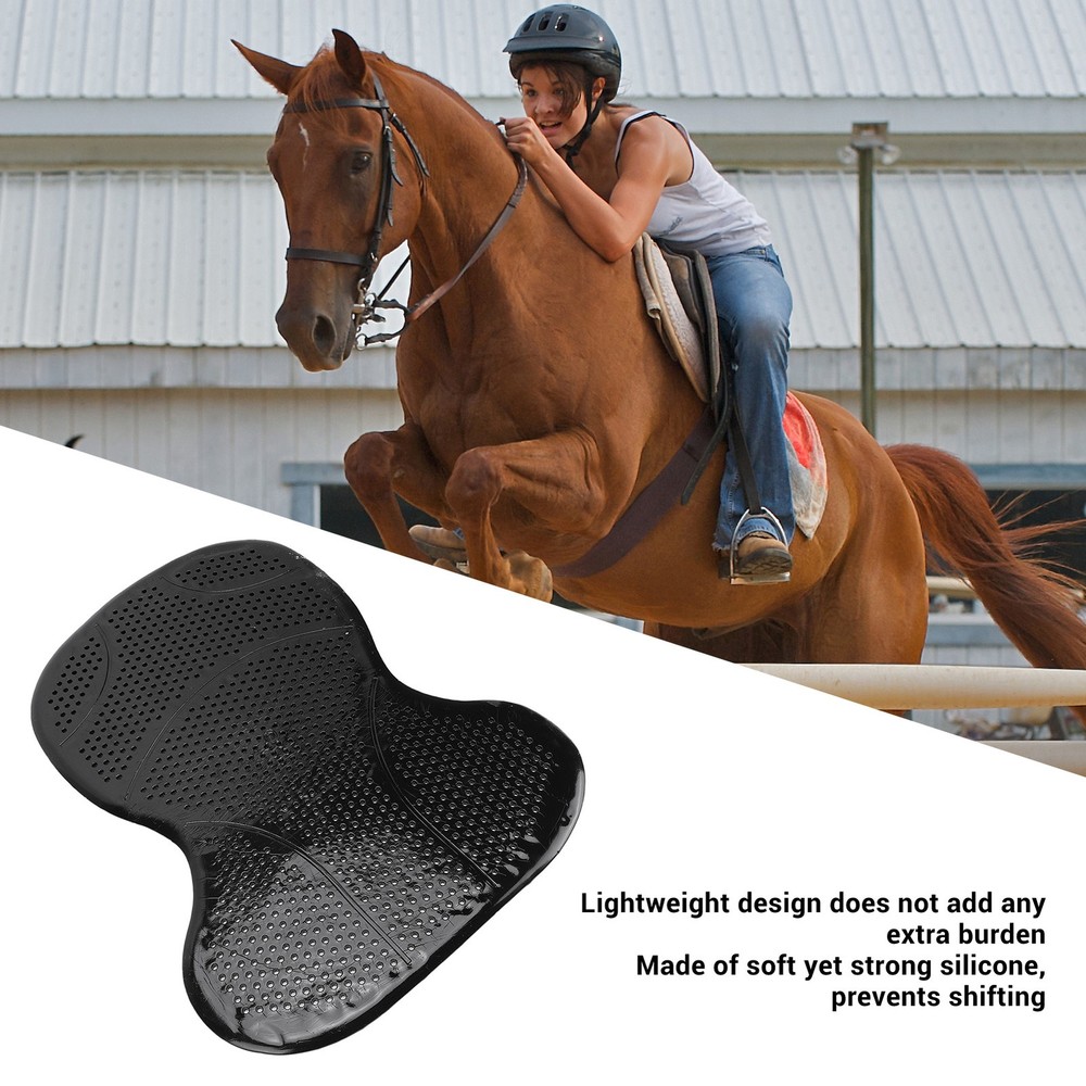 Anti Slip Shock Absorbing Silicone Saddle Pad For Training Trending