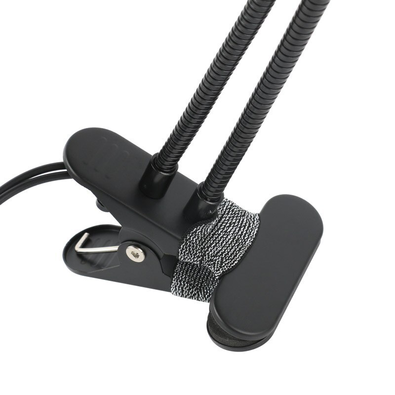 LED Clamp Microscope Illuminator Adjustable Side Spotlight Lamp Fill Light Lamp