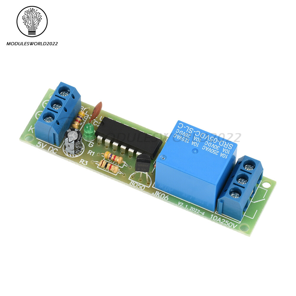 DC5V Bistable Relay Module Single Button Relay Module Car Modification Switch