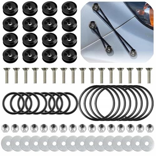 Bumper Quick Release Kit，Bumper Fasteners，Quick Release Bumper Clips for Black