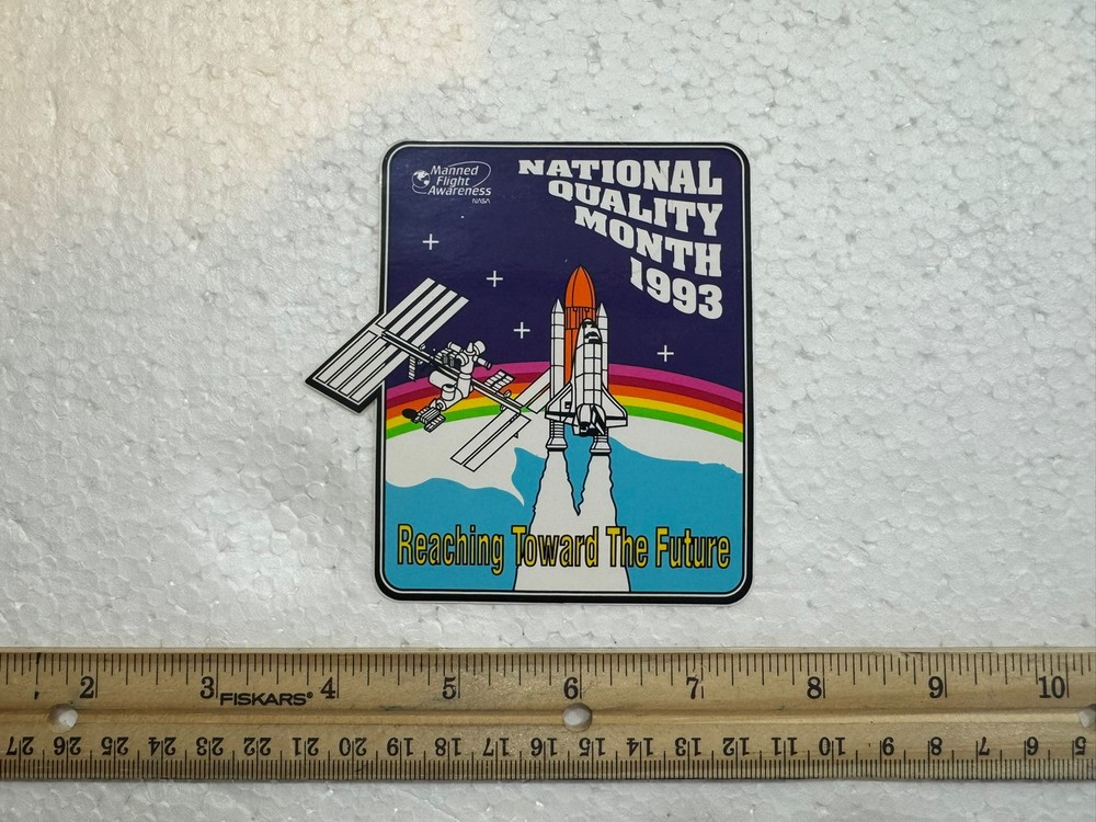 Vintage 1993 NASA Space Shuttle Sticker