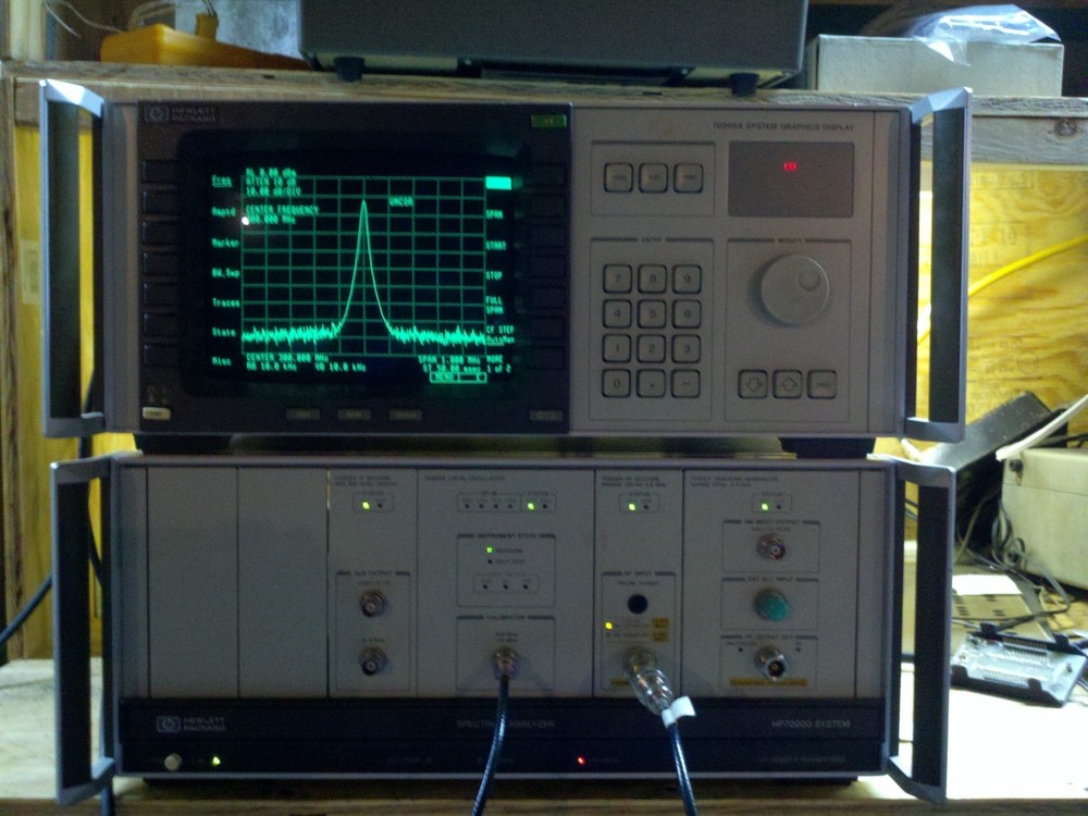 spectrum analyzer includes both units as in display