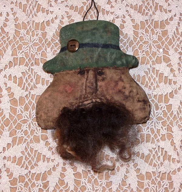 EXTREME PRIMITIVE IRISHMAN ORNIE ~ PRIM PATTERN!! QUICK AND EASY!! SO PRIM!!