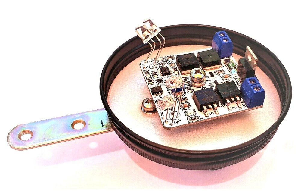 MKIII 12V DIY Single Axis PV Panel Sun Tracking Analog Control Board + Enclosure