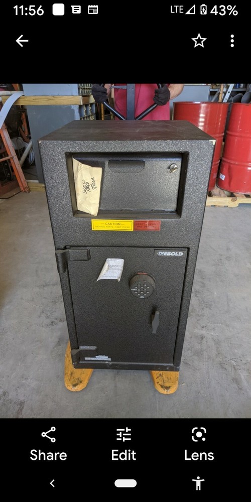 Safes used, a large inventory.