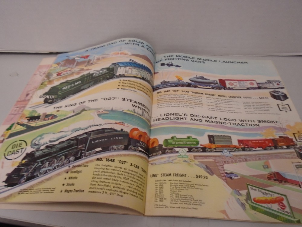 Original 1961 Lionel train Catalog in Mint Condition