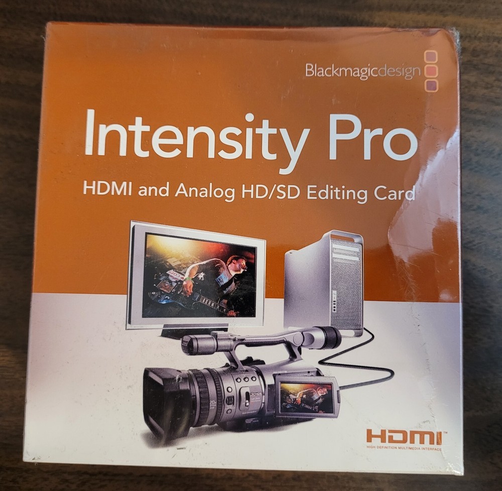 BlackMagic Design Intensity Pro HDMI and Analog HD/SD Editing Card NEW