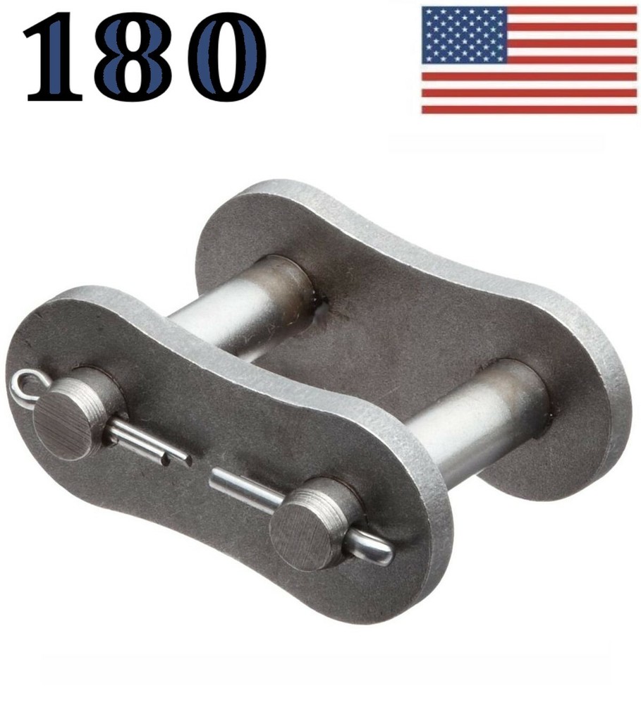 #180 Roller Chain Connecting / Master Link Pack of 2 Same Day Priority Shipping