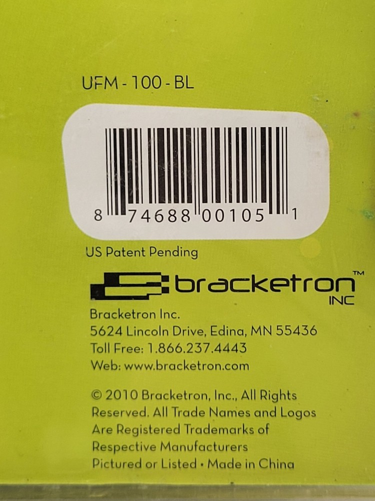 Bracketron Nav-Mat Dash Mount Friction Pad UFM-100-BL - New