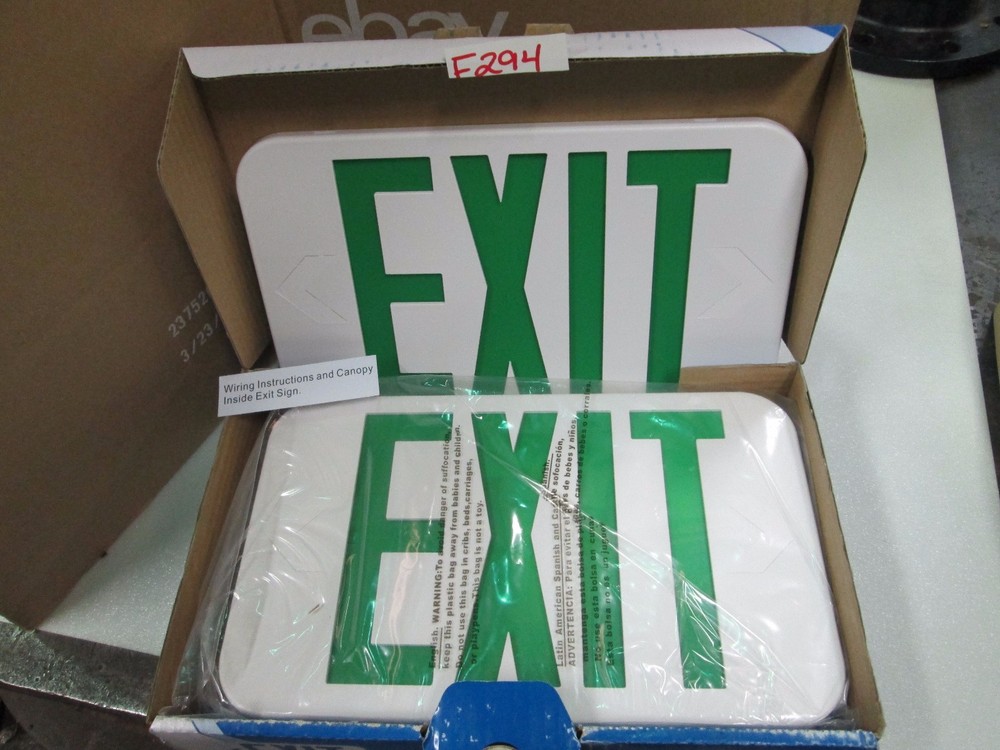 Hubbell Compass LED Emergency Exit CEG (NIB)
