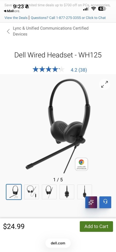 Dell Wired Headset
