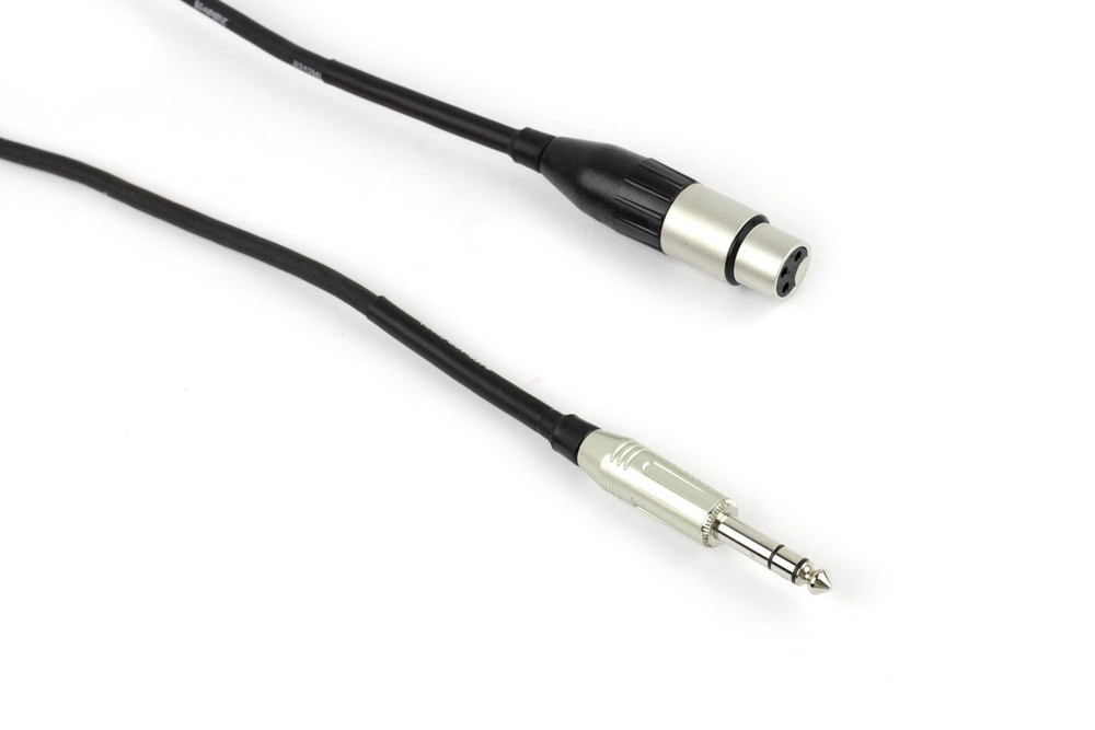 Vintage King Basic Studio Patch Cable TRS - XLRF - 10'