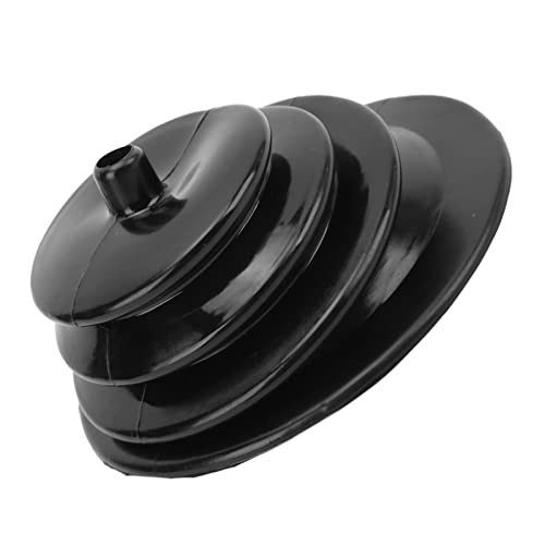 Shift Dust Cover, Universal Gear Shift Handbrake Lever Boot Plate Kit Black