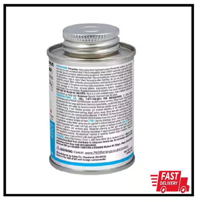 4 Oz. Medium Black ABS Cement