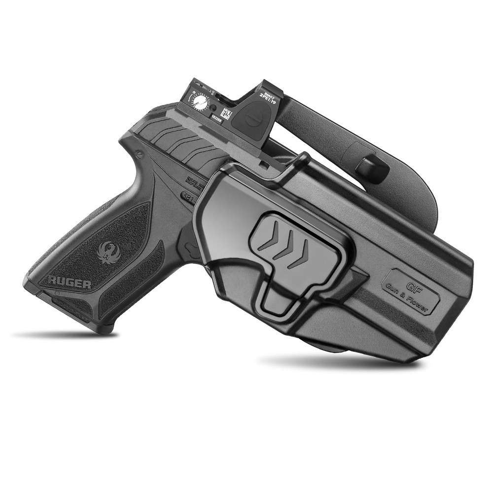 Level II Index finger release,OWB Polymer Holster Fit Ruger Security 9 Standard