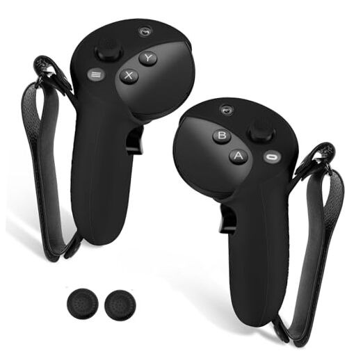 VR Silicone Controller Cover Compatible with Meta Quest Pro, Anti-Throw