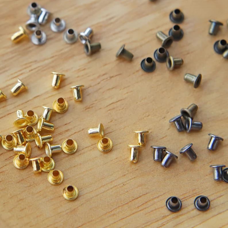 20 PCS 1.5mm Super Tiny Eyelet Silver BJD Doll Clothes Shoe Making