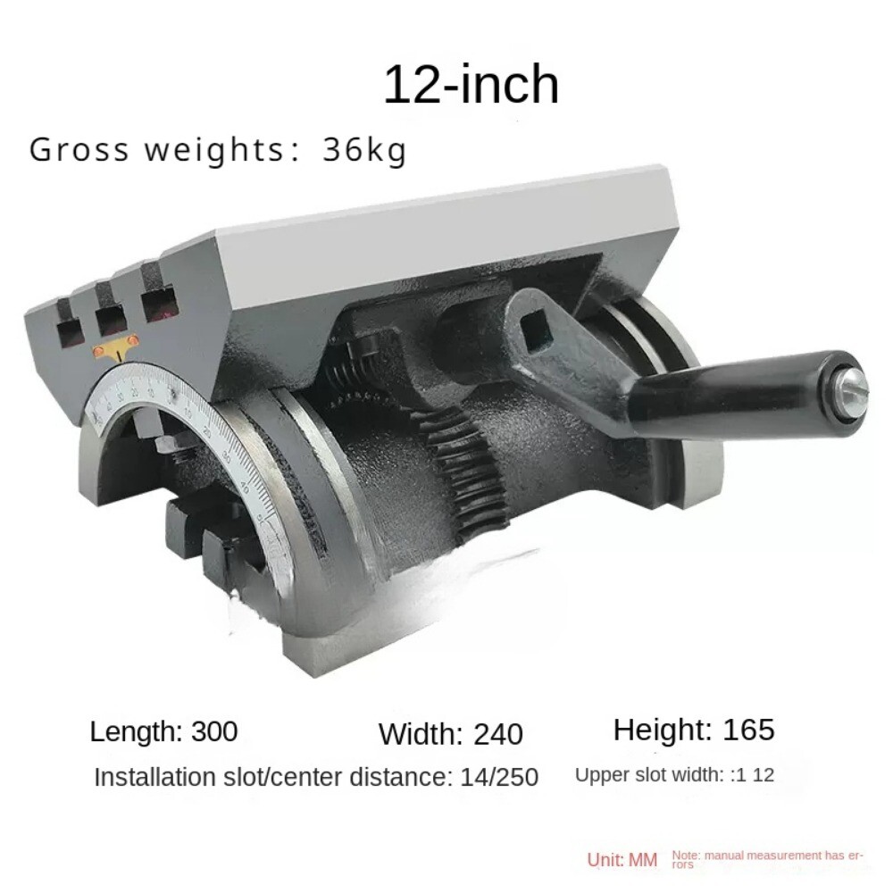 7 Inch Angle Working Table for Milling Machine Milling Machine Drilling Machine