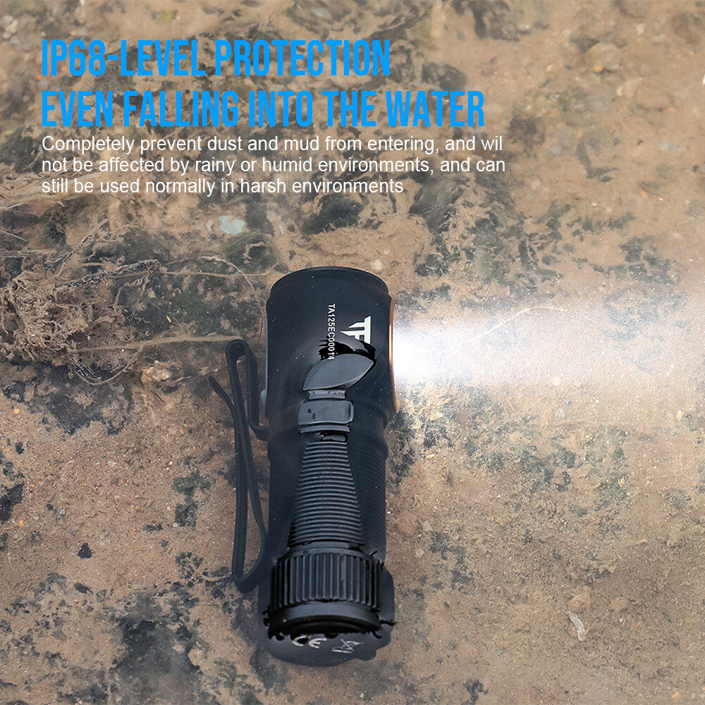 Trustfire 1000 LM Bright LED Flashlight EDC Rechargeable Work Light Waterproof