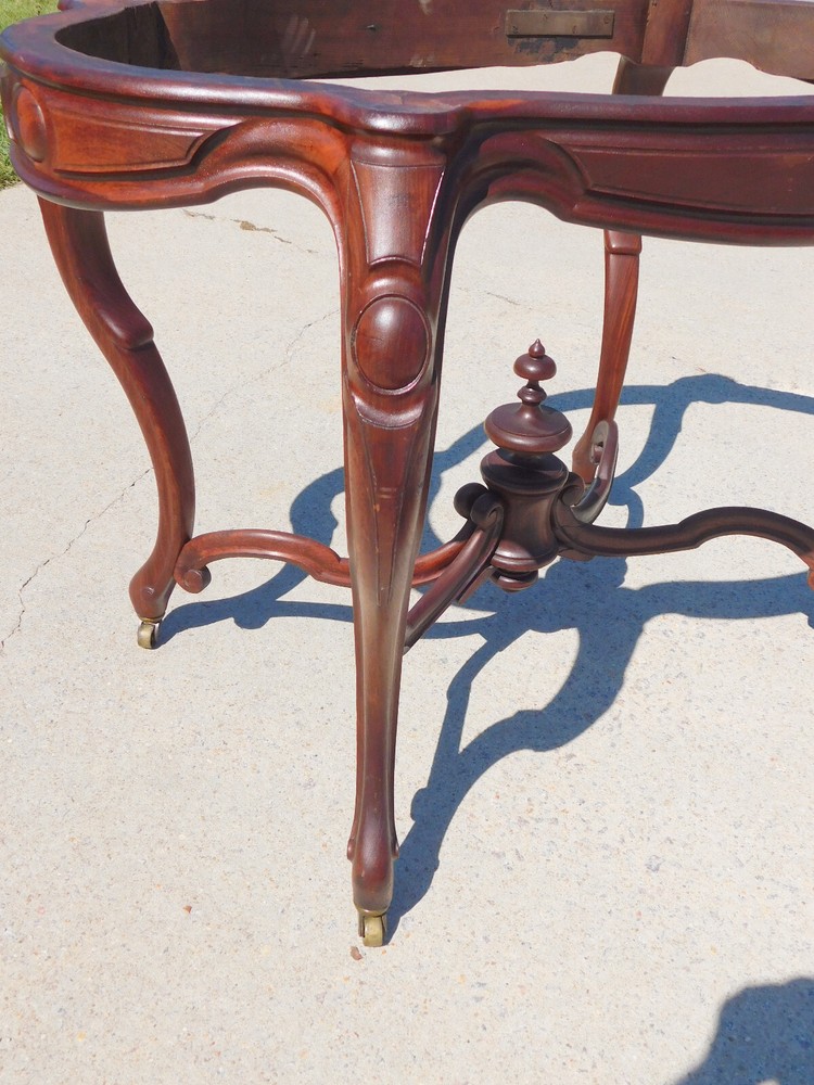 Walnut Victorian Marble Top Table circa 1860