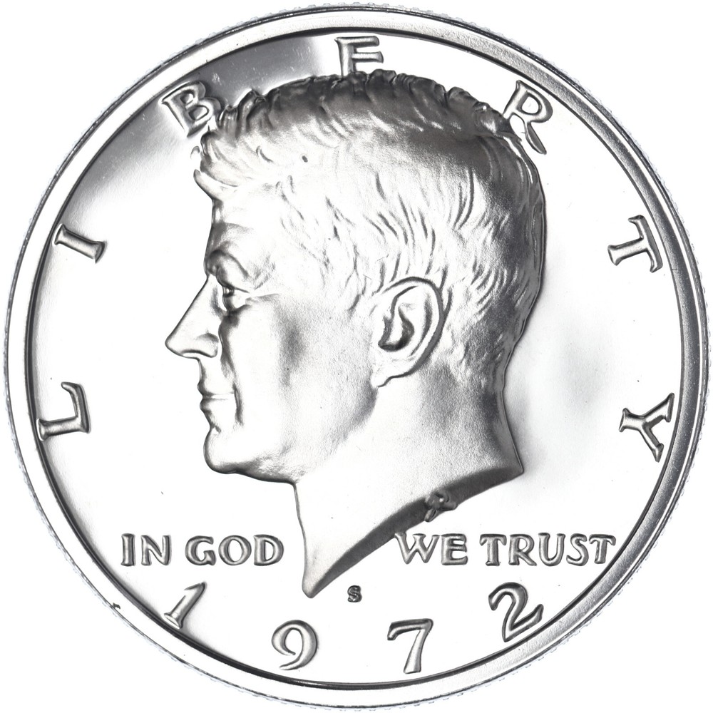 1972 S Kennedy Half Dollar Gem Proof CN-Clad