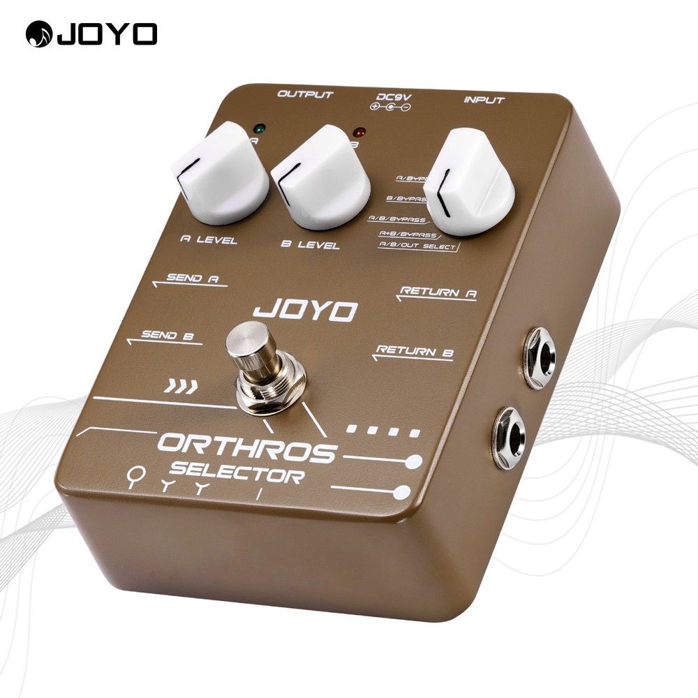 JOYO Multi-mode line select Pedals 6 Mode with AB Independent Control Channel